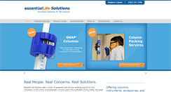 Desktop Screenshot of essential-life.net